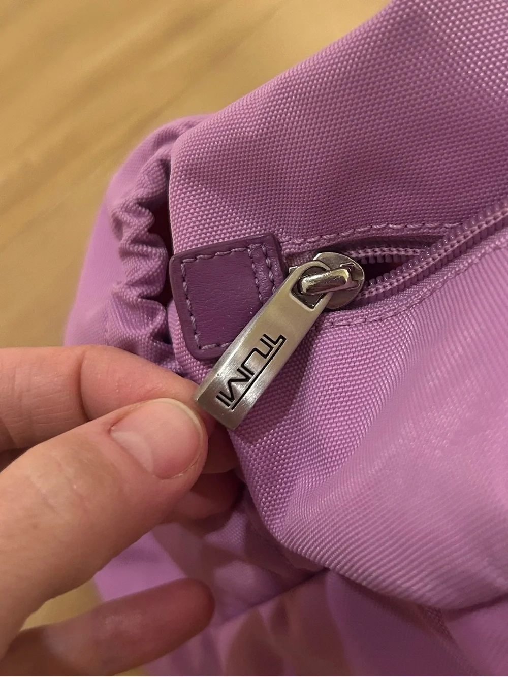 TUMI Lavender Purple Shoulder Baby Diaper Bag - Picture 11 of 14